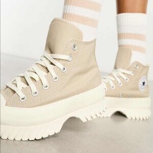 Tan Lug Sole Converse